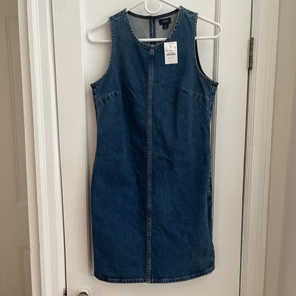 J. Crew Factory | Denim Shift Dress - Picture 2 of 6